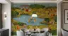 Traditional Krishna Leela Scenic Wall Mural 1