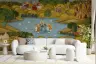 Traditional Krishna Leela Scenic Wall Mural 5