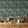 Stylized Harvest Vegetable Pattern Wallpaper 2