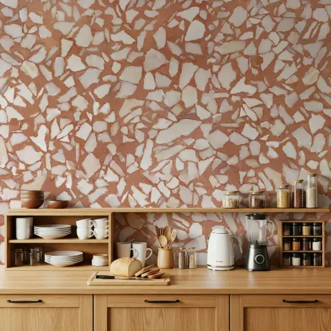 Terrazzo Pattern Wall Mural