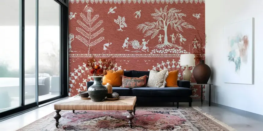 Terracotta Tribe Wall Mural
