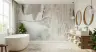 Abstract Textured Grey Wall Mural 1