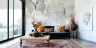 Abstract Textured Grey Wall Mural 3