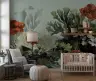 Vintage Etched Goldfish and Coral Reef Wall Mural 4