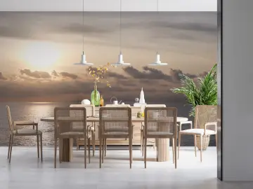 Dusk Over Calm Waters Wall Mural