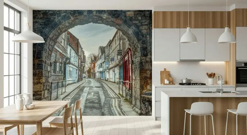 Through Time's Arch Wall Mural