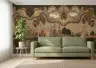Divine Krishna Leela Forest Serenade Wall Mural 3