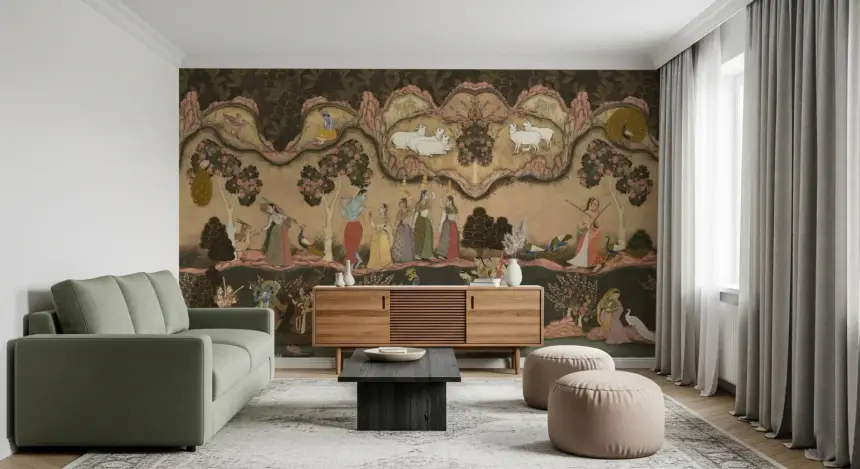 Timeless Indian Serenade Wall Mural