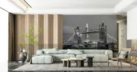 Iconic London Tower Bridge Cityscape Wall Mural