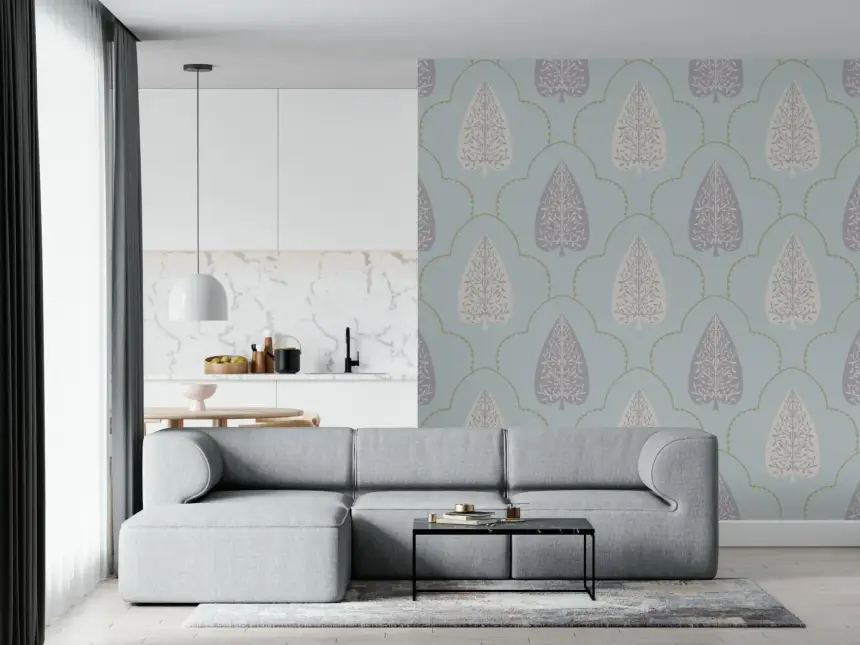 Tranquil Trellis Wallpaper