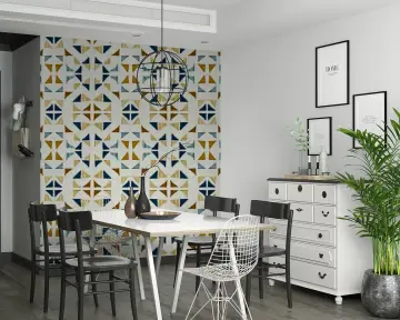 Modern Geometric Abstract Triangle Wallpaper