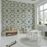 Olive Green Geometric Triangle Wallpaper 4