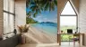 Tropical Island Paradise Scenic Wall Mural 4
