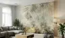 Abstract Textured Palm Leaf Wall Mural 2