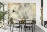 Abstract Textured Palm Leaf Wall Mural 1