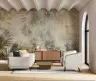 Abstract Textured Palm Leaf Wall Mural 3