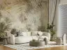 Abstract Textured Palm Leaf Wall Mural 5