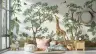 Whimsical Jungle Animal Kingdom Wall Mural 3