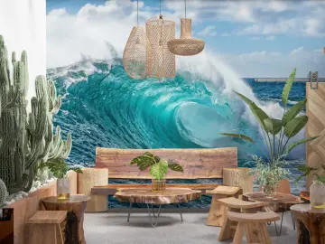 Ocean Wave Wall Mural