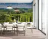 Tuscan Cypress Hills Scenic Wall Mural 5