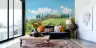 Vibrant Tuscan Hillside Landscape Wall Mural 2