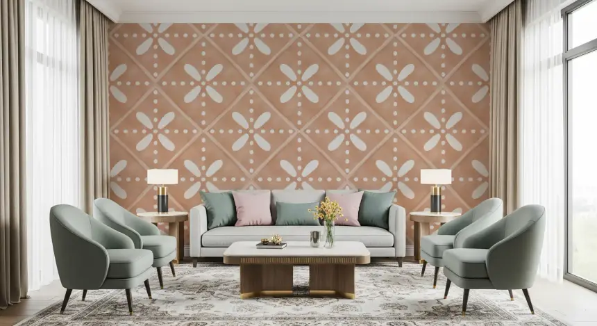 Tuscany Cotto Tiles Wallpaper