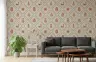 Rustic Terracotta Pottery and Vine Lattice Wallpaper 2