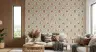 Rustic Terracotta Pottery and Vine Lattice Wallpaper 1