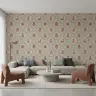 Rustic Terracotta Pottery and Vine Lattice Wallpaper 3