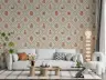 Rustic Terracotta Pottery and Vine Lattice Wallpaper 5