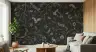 Enchanted Forest Animals Grayscale Wall Mural 4