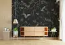 Enchanted Forest Animals Grayscale Wall Mural 5