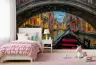 Venetian Canal Twilight Arch Wall Mural 1