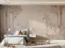 Dreamy Unicorns in Misty Forest Wall Mural 3