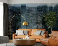 Abstract Urban Cityscape Wall Mural