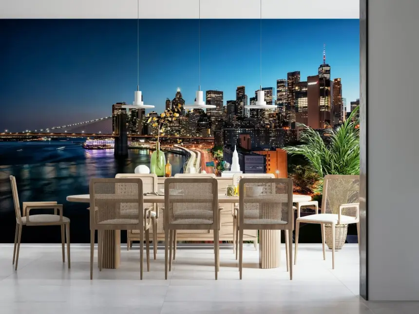 Urban Pulse Wall Mural