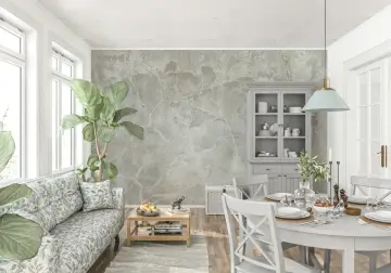 Distressed Grey Concrete Texture Wall Mural