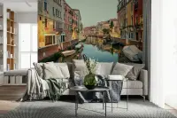Venetian Canal Evening Wall Mural