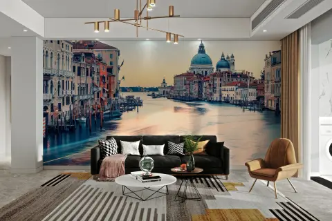 Historic Venice Grand Canal Cityscape Wall Mural