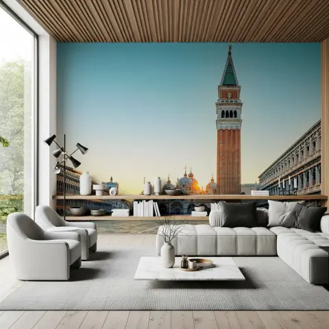 Venetian Campanile Cityscape Wall Mural
