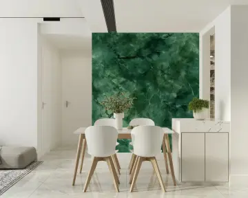 Emerald Green Marble Veins Wall Mural