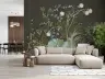 Elegant Chinoiserie Floral & Bird Wall Mural 1