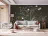 Elegant Chinoiserie Floral & Bird Wall Mural 5