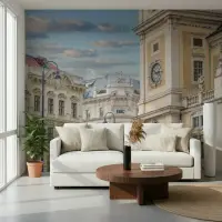 Grand European Architectural Cityscape Wall Mural