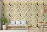 Mid-Century Atomic Cats and Desert Elements Wallpaper 3
