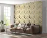 Mid-Century Atomic Cats and Desert Elements Wallpaper 5