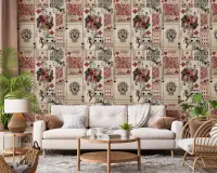 Vintage Playing Card Collage Wallpaper