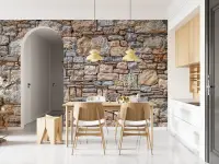 Rustic Stone Wall Effect Wallpaper Mural