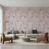 Whimsical Chinoiserie Monkey and Lantern Wallpaper 2