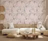Whimsical Chinoiserie Monkey and Lantern Wallpaper 1
